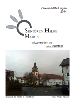 Vereins-Mitteilungen 2014